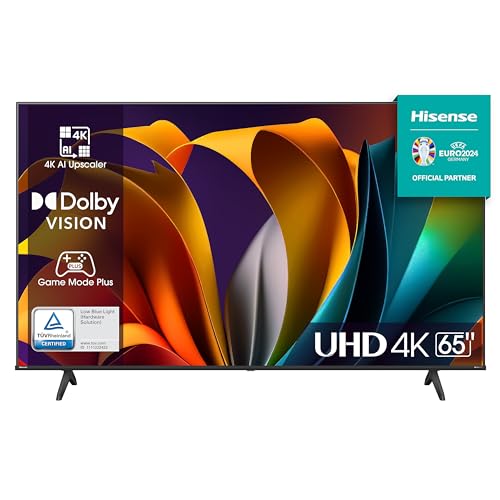 Hisense Tv 65" 4K Ultra Hd 65A6N, Smart Tv Vidaa U7, Dolby Vision, Hdr 10+, Dts Virtual:X, Game Mode, Alexa Built-In, Vidaa Voice, Tuner Dvb-T2/S2 Hev