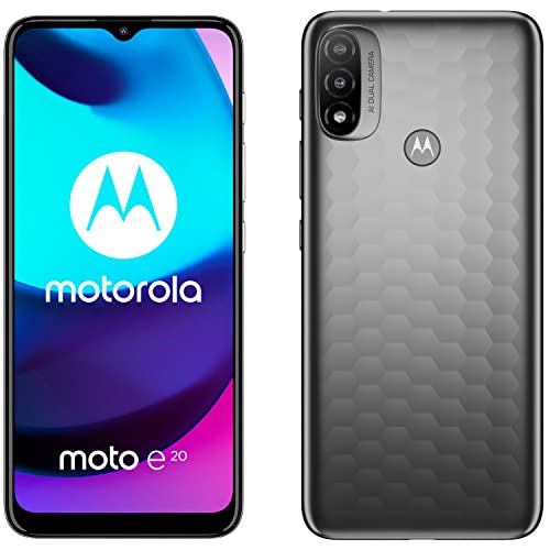Motorola Moto E20 - Smartphone 32Gb, 2Gb Ram, Dual Sim, Graphite Grey