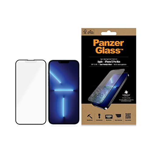 Panzerglass Apple Iphone 13 Pro Max 6.7 "Case Friendly Anti-Glare Ab Negro