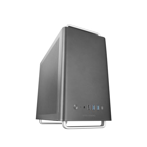 Mars Gaming Mc-Elite, Case Pc Micro-Atx Metallo Alte Prestazioni, Design Mesh Laterale E Superiore, 3X Ventole Fdb, Mini Tower Impugnature E Piedini A