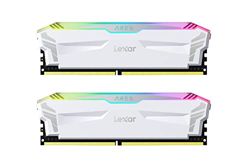 Lexar Ares Rgb Ram Ddr4 16Gb Kit (8Gb X 2) 4000 Mhz, Dram 288-Pin U-Dimm Pc Memoria, Xmp 2.0 Di Alte Prestazioni Per Pc/Computer, Cl18-22-22-42, Pc4-3