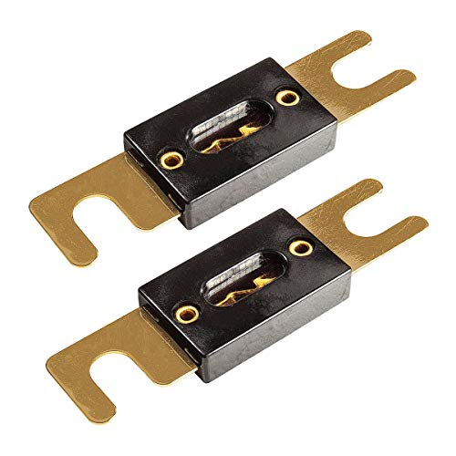 Tomzz Audio 5800-020 - Fusibile Anl Da 80 A, Contatti Placcati Oro, 2 Pezzi