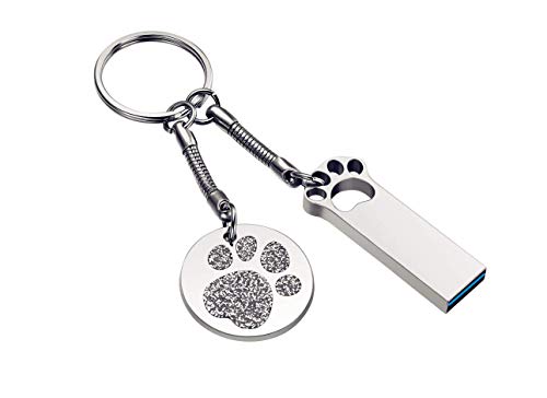 Felisun Impermeabile Chiavetta Usb3.0 16Gb 32Gb 64Gb 128Gb Alta Velocità Flash Drive Usb 3.0 Con Portachiavi, Metallo Memory Stick U Disco Creative Pe