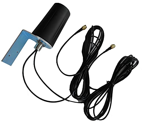 Tk Star Antenna Esterna Lte 5G 4G Mimo 2 X 3 M Sma Compatibile Con Router Htc 5G Hub, Fritzbox 6850 5G, Huawei 5G Cpe Pro 2, Dwr-2010, Compatibile Con