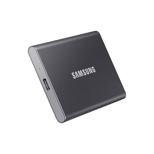 Samsung Memorie T7 Mu-Pc4T0T Ssd Esterno Portatile Da 4Tb, Usb 3.2 Gen 2, 10 Gbps, Grigio