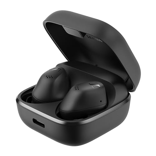 Sennheiser Accentum True Wireless Auricolari - Suono Cristallino Con Anc Ibrido, Design Ergonomico, Durata Della Batteria Di 28 Ore, Interfaccia Tatti