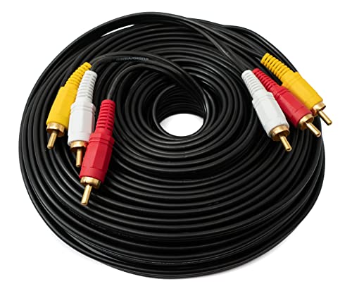 System-S Cavo Rca 3 Rca 20 M Maschio A Maschio Stereo & Composite Av Adapter Nero