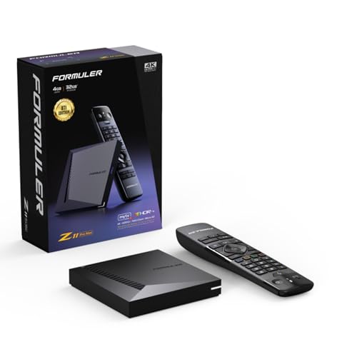 Formuler Z11 Pro Max 4K Bt1-Edition Android 11 Ott Media Player, 4K Uhd Hdr10+ Smart Ott Ip Media Streaming Box, Wlan, Bt Telecomando, Widevine L1 Sup