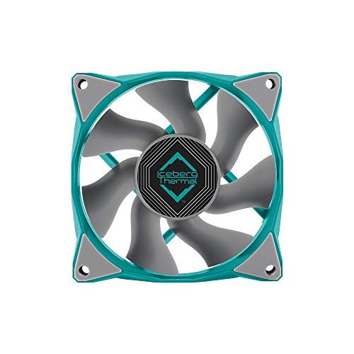 Iceberg Thermal Icegale Xtra 80 Mm - 3000 Rpm, 4 Pin, Pwm, Prestazioni Estreme, Ventola Per Pc Da 80 Mm (Blu Acqua)