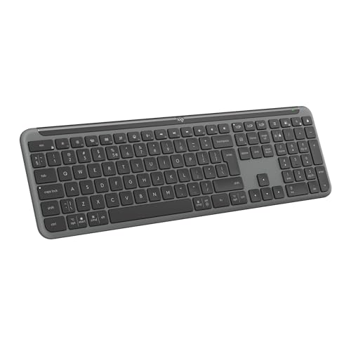 Logitech Signature Slim K950, Tastiera Wireles - Grafite, Layout Scandinavo Qwerty