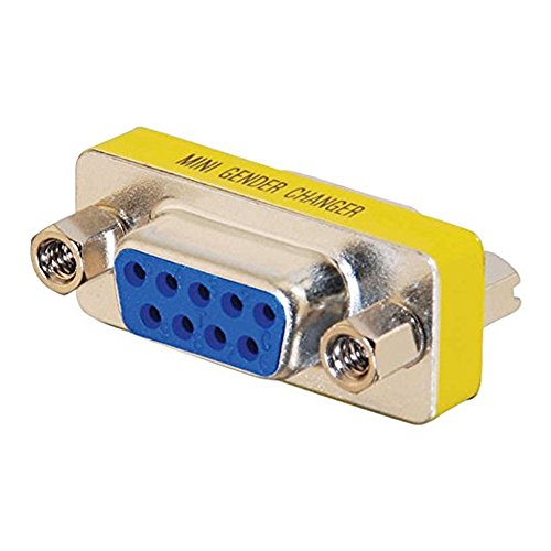C2G 81521 Db9 Femmina A Db9 Femmina Slimline Adattatore Gender Changer (Accoppiatore) Db9 Mini Adattatore