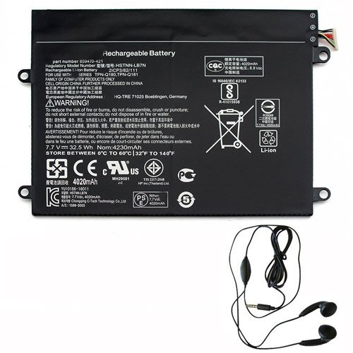 Amsahr 7.7 V 32.5 Wh Batteria Di Ricambio Con Auricolari Stereo Per Hp Sw02 X L/859470 – 1B1/Hstnn-Ib7 N