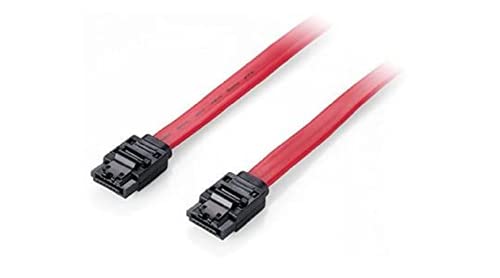 Equip 111902 Cavo Sata 0,5 M Sata 7 Pin Rosso - Cavo Sata (0,5 M, Sata Iii, Sata 7 Pin, Sata 7 Pin, Connettore Maschio/Connettore Maschio, Rosso)