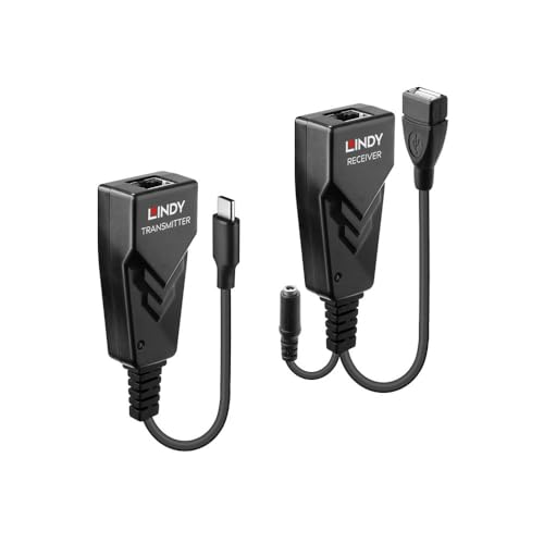 Lindy 43390 Estensore Usb 2.0 Tipo C Cat.6 Da 100 M