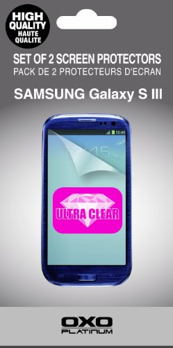 Oxo Platinum Xsprclsmgs32 - Pellicola Proteggi Schermo Per Galaxy S3, Trasparente
