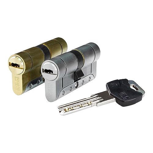 Ifam Cilindro Iridium M Irm3030Ld Ottone 60 Mm (30+30 Mm) Leva Larga 15 Mm Con 5 Chiavi Di Sicurezza