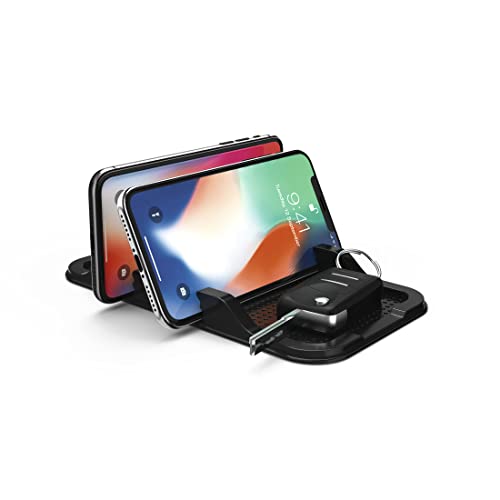 Tappetino Antiscivolo Per Smartphone, Colore: Nero