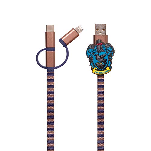 Harry Potter Hogwarts Ravenclaw Sciarpa Usb Cavo Di Ricarica Del Telefono