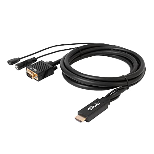 Club3D Cac-1712 - Cavo Hdmi™ A Vga, 2 M, 28 Awg