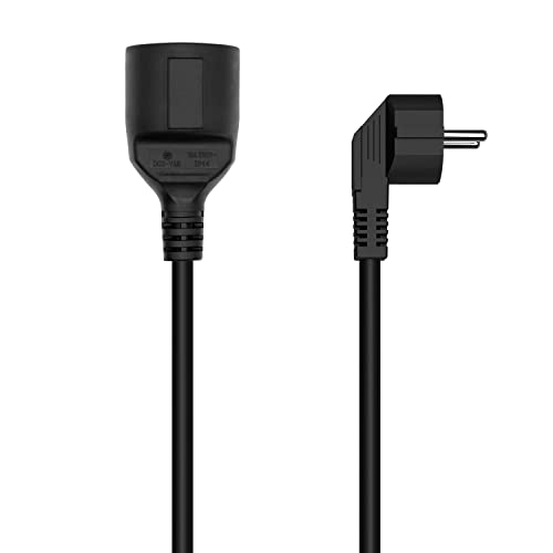 Aisens Cable Alargador De Alimentaciã“N A132-0601 Cee7 Macho Cee7 Hembra 3M Negro