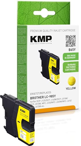 Kmp Cartuccia Sostituisce Brother Lc-985Y 260 Pagine Giallo Remanufactured