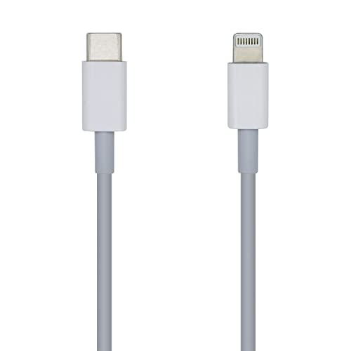 Aisens Cable Lightning A102-0441/ Lightning Macho Usb Tipo-C Macho/ 20Cm/ Blanco