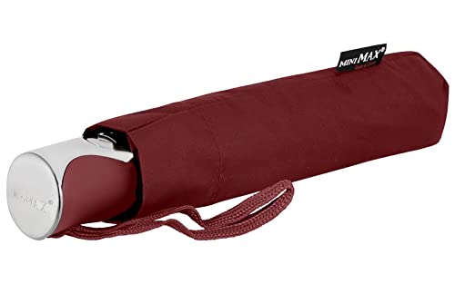 Minimax, Open & Close Paraplu Fibra Di Vetro – Bordeaux Rood