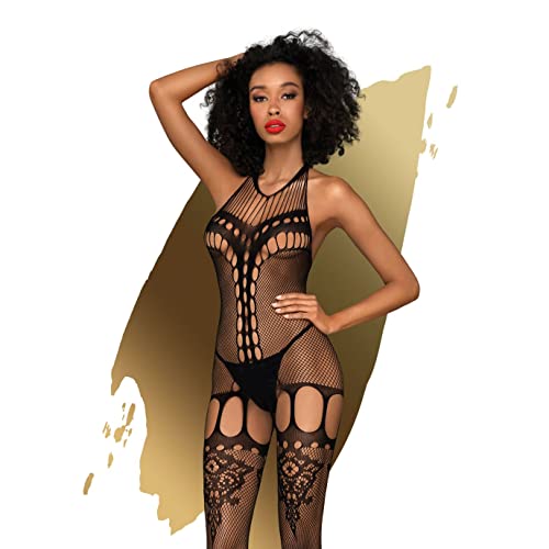 Penthouse, Bodystocking, Varie Taglie, Lingerie, Fancy Me, Nero, Taglia: S-Xl, Taglia:Xl
