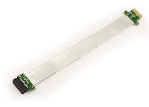 Kalea-Informatique Cavo Di Espansione Pci Express Di Tipo Riser. Connettori Pcie X1 Con Cavo A Nastro Schermato Da 19 Cm, Compatibile Con Pcie 1.0 2.0
