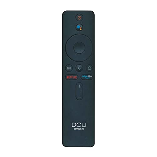 Dcu Tecnologic | Telecomando A Distanza Per Televisori Xiaomi Mi | Controllo Remoto Tv | Con Controllo Vocale | Pulsante Per Netflix E Prime Video | N