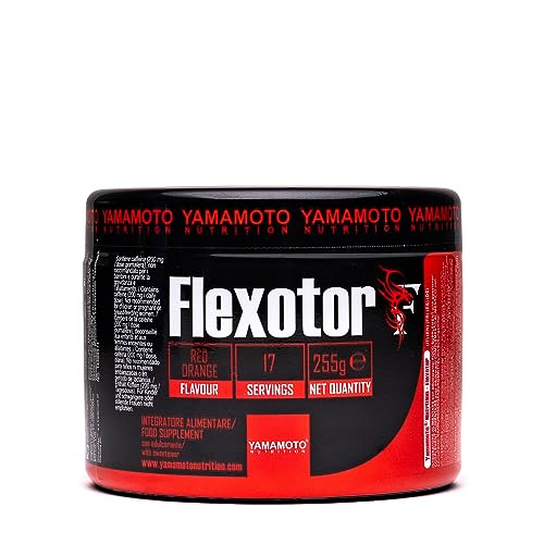 Yamamoto Nutrition Flexotor Eu Version 255 Gr, Integratore Alimentare Per Sportivi Pre-Workout Con L-Arginina, L-Citrullina, L-Glutatione, Taurina E C