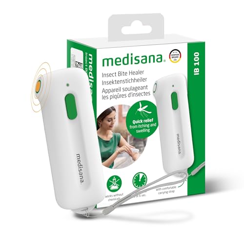 Medisana Ib 100 Curatore Di Punture D'Insetto Per Il Trattamento Di Punture E Morsi D'Insetto, Contro Prurito E Gonfiore, Gadget Antizanzare Senza Sos