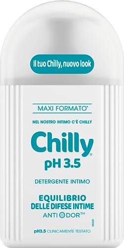 Chilly, Detergente Intimo Con Ph 3.5, Detergente Per L'Igiene Intima Con Azione Di Difesa E Protezione Dell'Equilibrio Fisiologico - Clinicamente Test