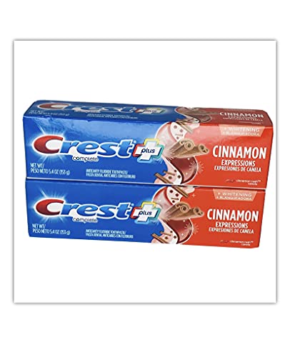 Crest Plus Complete + Whitening Cannella Rush Expressions 153,1 G 2 Scatole