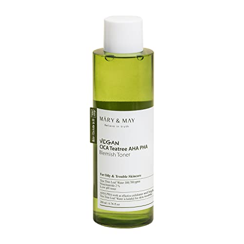 Mary&May Vegan Cica Tea Tree Aha Pha Toner 200 Ml