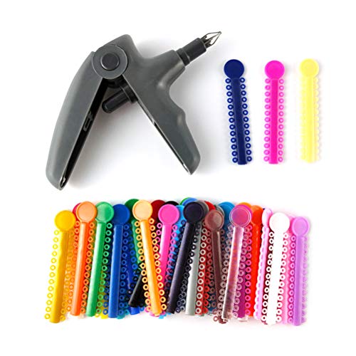 Supvox 41Pcs Dental Orthodontics Elastic Ligature Ties Elastici Gommini Elastomerici