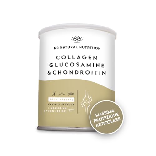 Glucosamina 1500Mg + Condroitina 1200Mg + Collagene Idrolizzato 10.000Mg + Acido Ialuronico + Vitamina C. Protezione Della Cartilagine E La Cura Delle