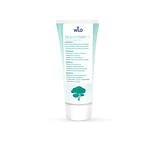 Tebodont-F Dentifricio, Ostacola La Formazione Di Placca, Rinforza Il Tessuto Gengivale, Profilassi Della Carie Con Olio Dell'Albero Del Tè E Fluoruro