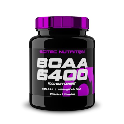 Scitec Nutrition Bcaa 6400 - Bcaa Ad Alta Potenza Con Rapporto 2:1:1, 4480 Mg Al Giorno - Compresse Per Uomini E Donne - Ideale Per Gli Atleti - Prest