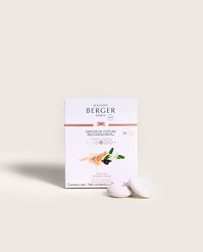Maison Berger Paris Ricarica Per Diffusore Auto Blè D'Or 2 Pezzi