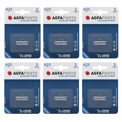 Agfaphoto - Batterie Alcaline 23A (Lrv08), 12 V, 5 Pezzi