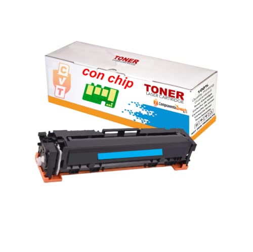 Cvt - Compatibile Toner Cyan W2211X / W2211A (207X / 207A) Per Hp Color Laserjet Pro M255, Mfp M282, Mfp M283 (Blue)
