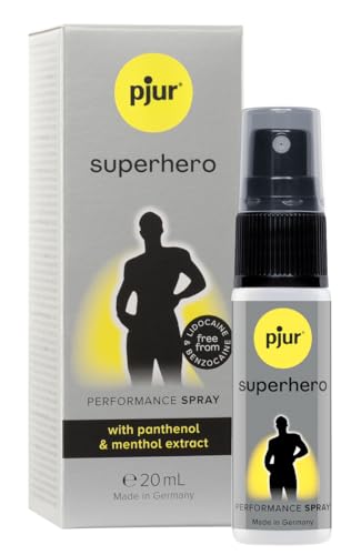 Pjur Superhero Performance Spray - Spray Ritardante Per Uomo - Riduce La Sensibilità - Senza Anestetizzare (20Ml)