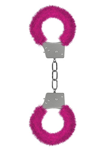 Ouch! Manette Per Bondage Da Principianti Con Pelo, Rosa