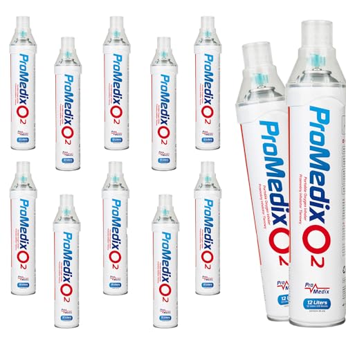 Promedix Pr-994 Ossigeno Per Inalazione Al 99,4% Pure O2 Bocchino Comodo (12)