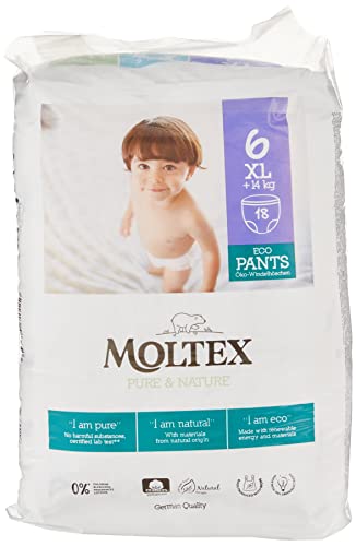 Pannolini Moltex Pure & Nature T6 (+ 14Kg) 18 Unità