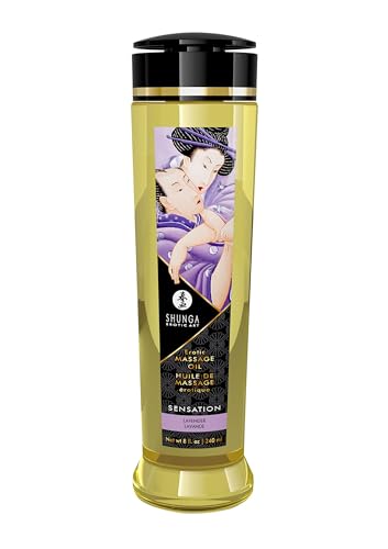 Shunga Olio Da Massaggio Sensation/Lavanda 240Ml - 257 G