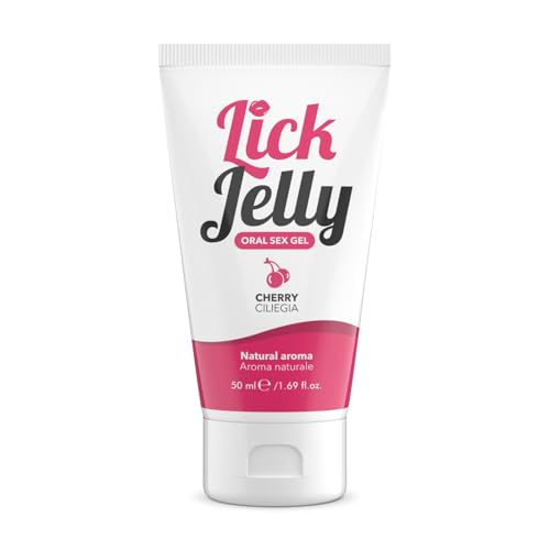 Intimateline | Lick Jelly - Gel Lubrificante Edibile A Base Acquosa, Non Unge E Non Macchia, Aroma Ciliegia, 50 Ml