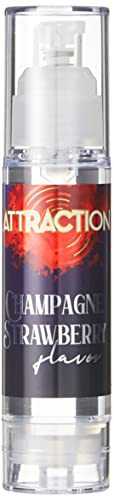 Attraction Mai Attrazione Hot Kiss Olio Da Massaggio Al Gusto Di Fragola E Champagne Transparent 50 Ml