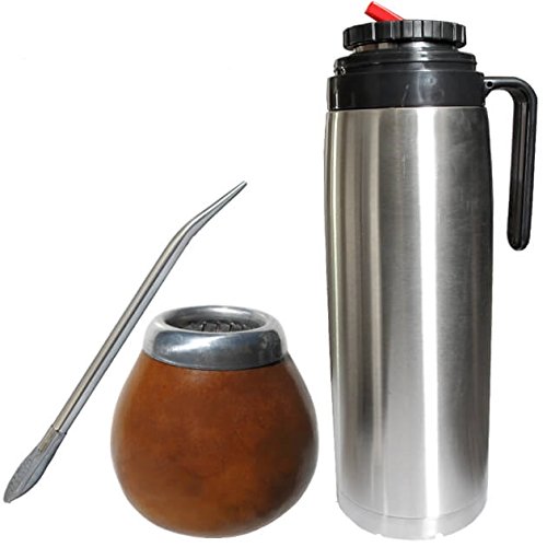 Gaucho Bruno Yerba Mate Zucca, Bombilla E Flask Precisione Beccuccio
